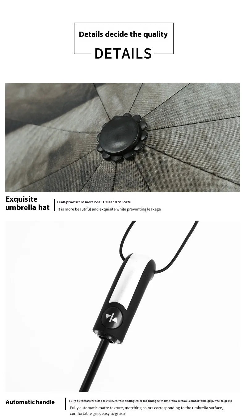 Folding Umbrella Automatic Eccentric Personality International Gesture - Bellarte Enchanté Folding Umbrella Automatic Eccentric Personality International Gesture